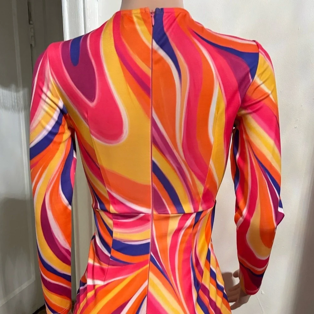 YAURA Women’s Ekua Dress in Kaleidoscope Print